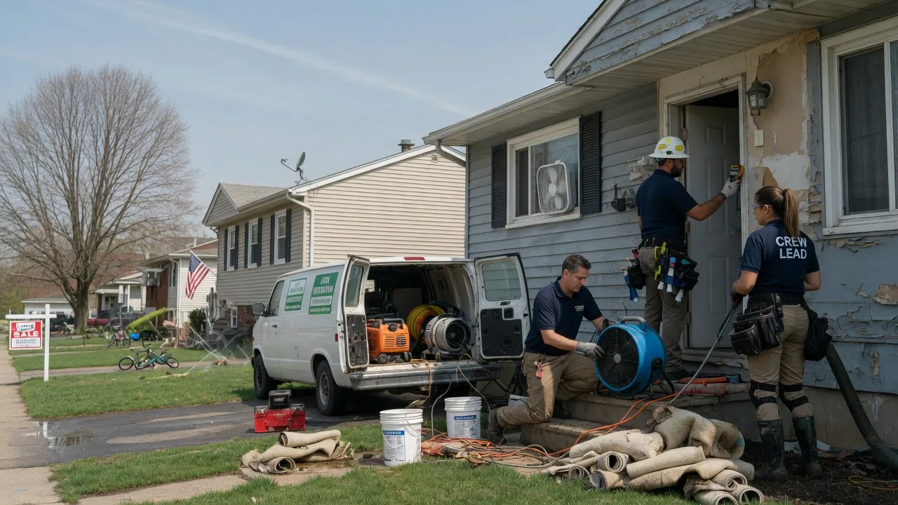 Flood Cleanup in Winesburg, OH near me